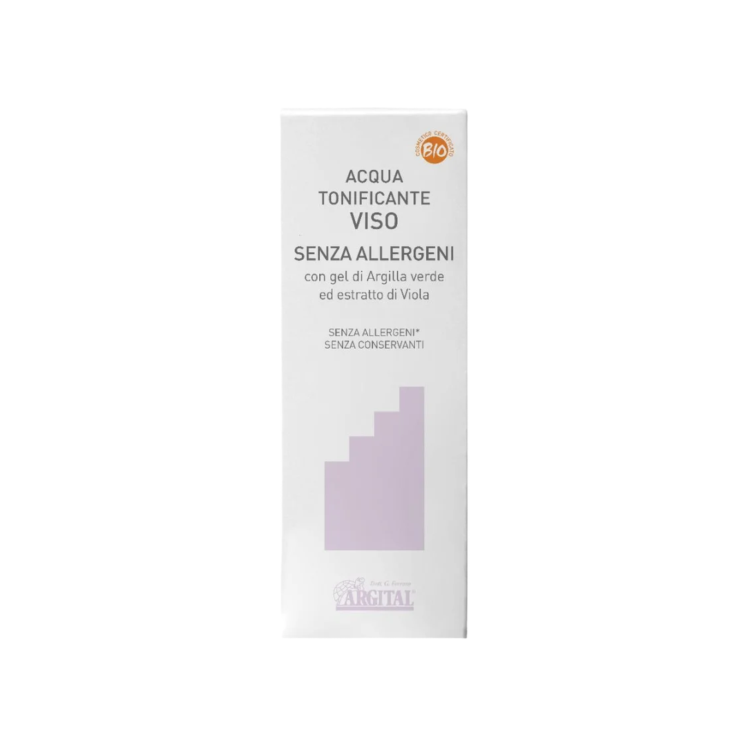 Argital Acqua Tonificante Viola Senza Allergeni - Tonico Viso Biologico 100ml
